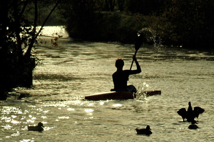 La Seine, baignade et canoë